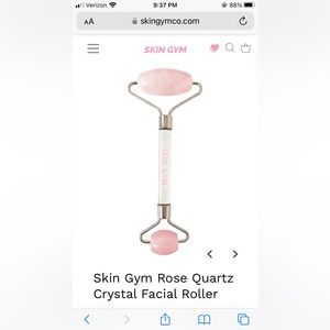 Skin Gym Rose Quartz Crystal Facial Roller